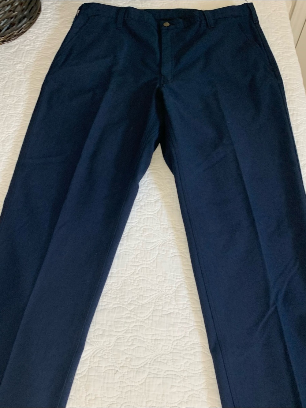 Work rite 2112 Nomex HRC 1 Men's Navy work Pants - Classic Straight Fit